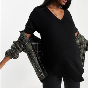 Black ASOS Maternity top